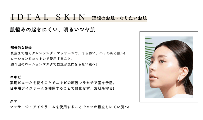 あなた専用の肌改善プラン