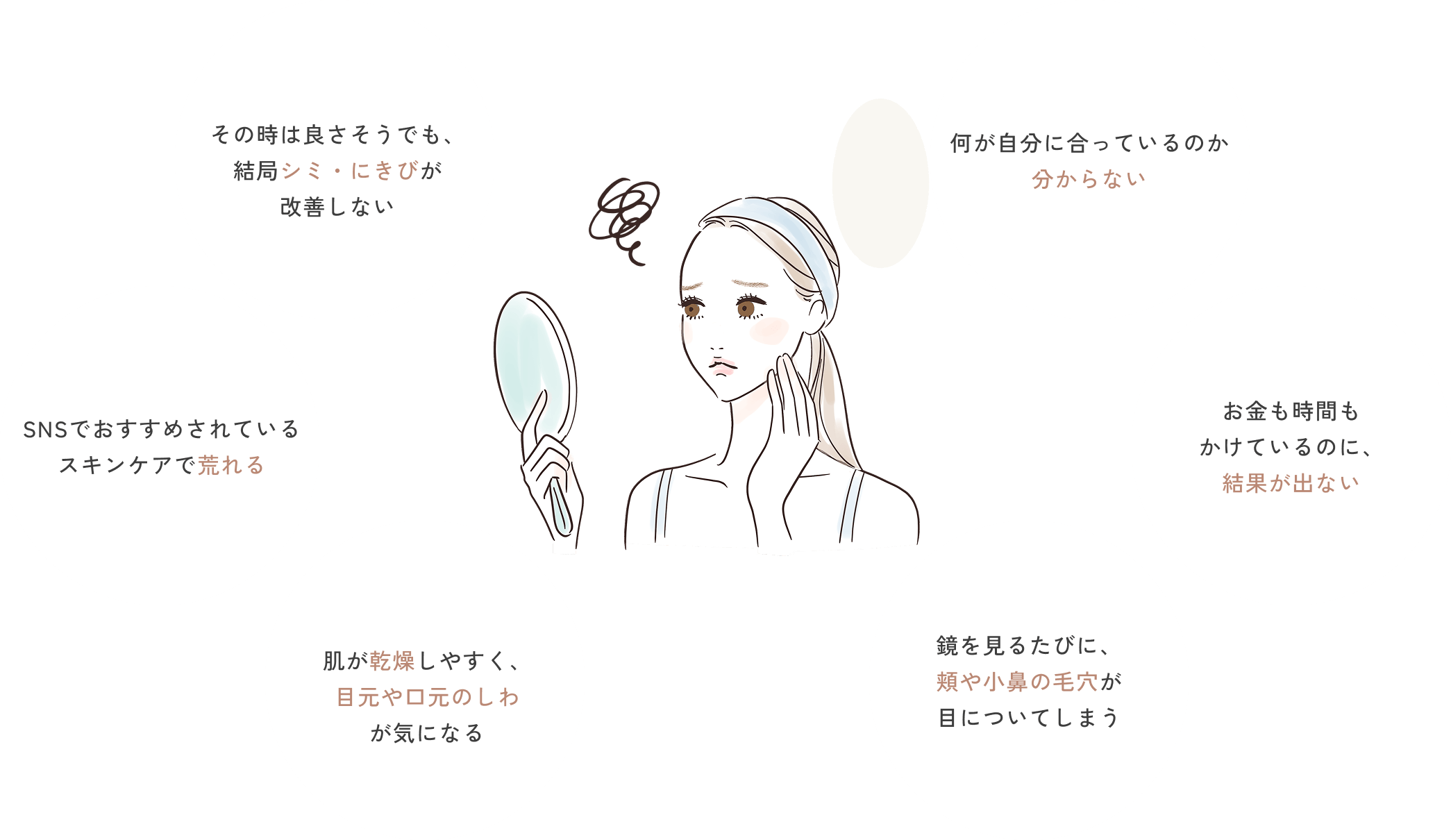 悩んでる女性